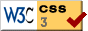 W3C: Valid CSS 3