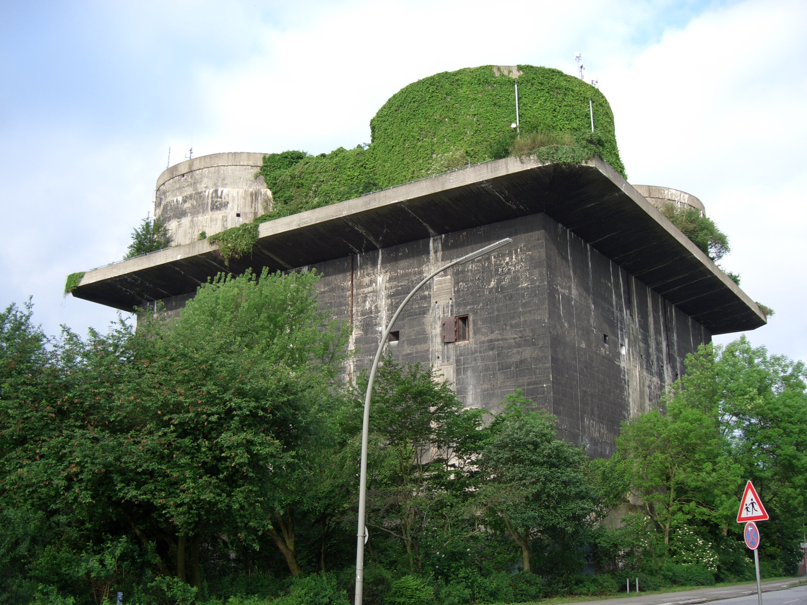 The original anti-aircraft tower